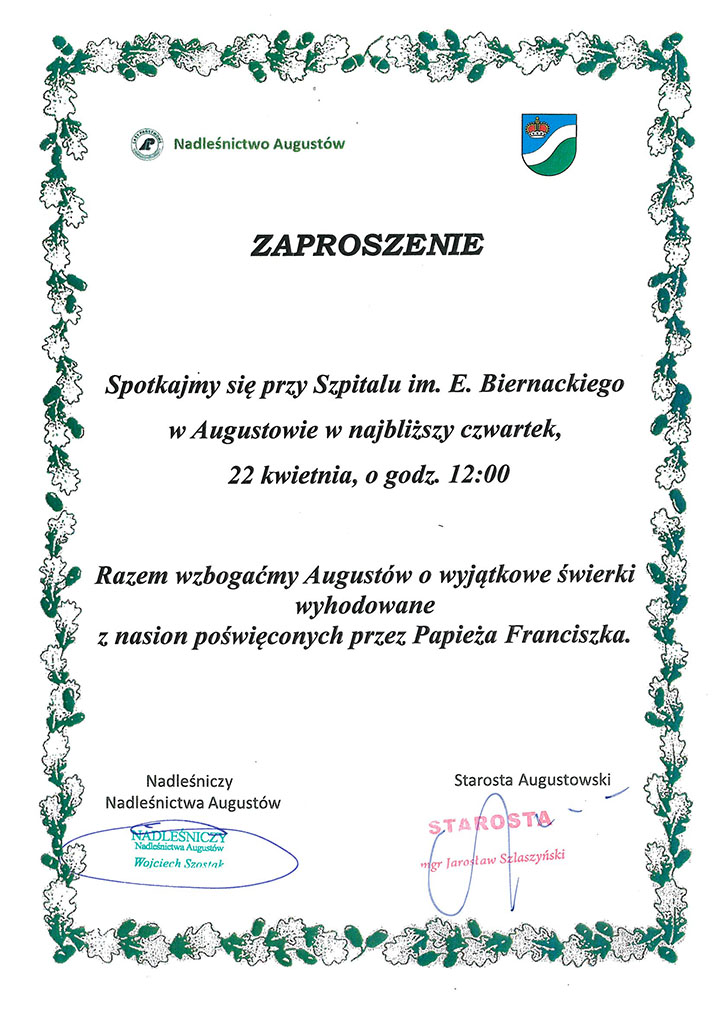 zaproszenie